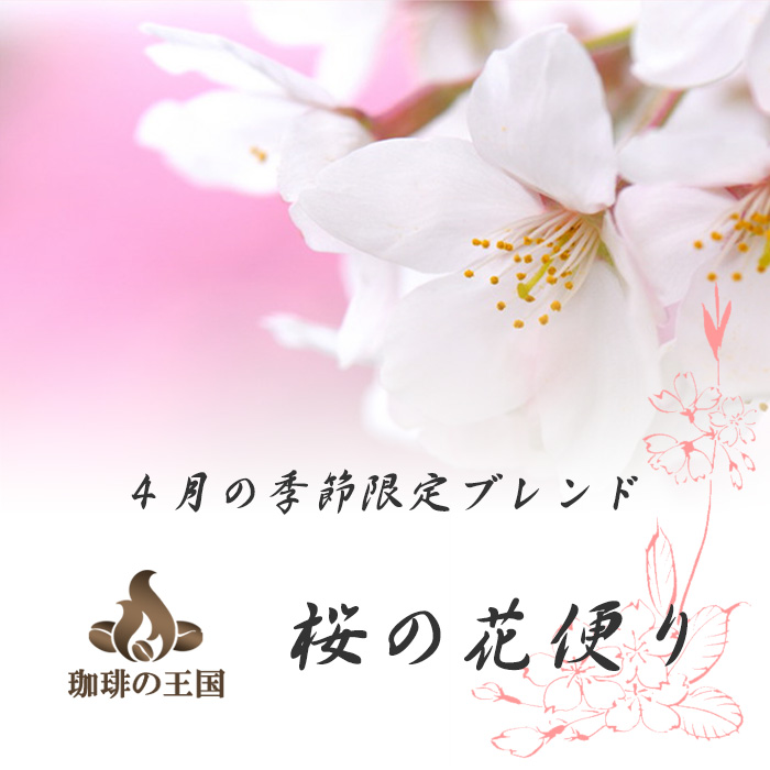 【今月のサービス豆】【春季限定】桜の花便り(200g/生豆時)