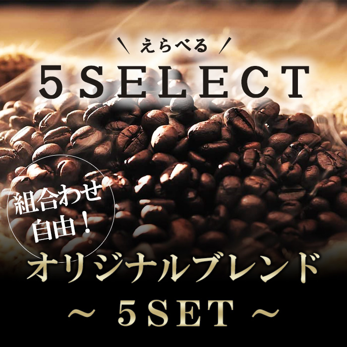 【送料無料】オリジナルブレンド 選べる５個SET(1kg)